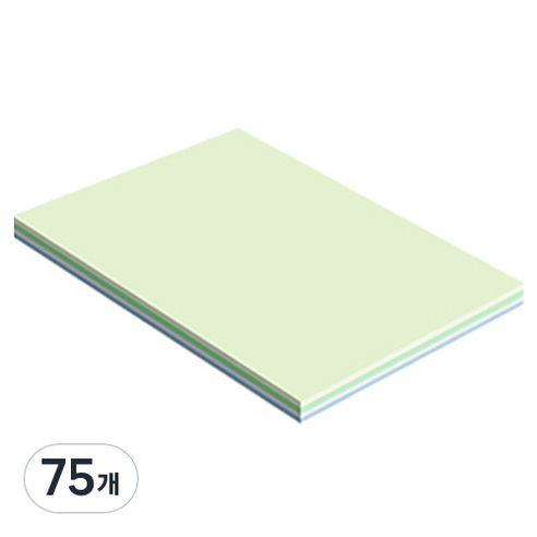 종이문화 스타일리쉬 두꺼운 혼합색지 205g 02 SS Summer, A3, 75개