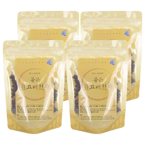 산해랑 볶은 표고버섯차, 60g, 4개, 1개입