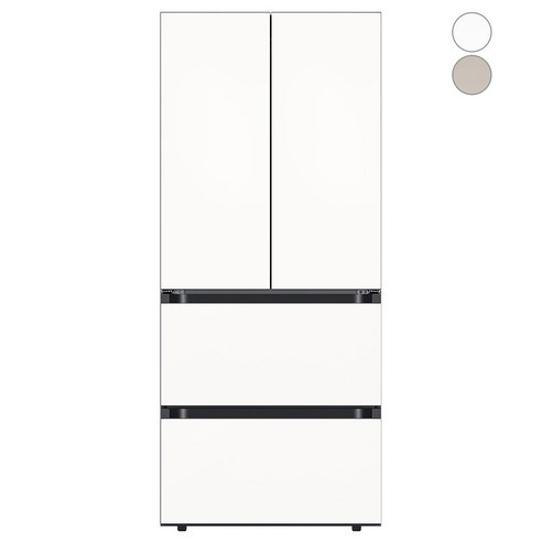 [색상선택형] 삼성전자 비스포크 키친핏 김치플러스 4도어 냉장고 420L 방문설치, RQ42A94A1AP