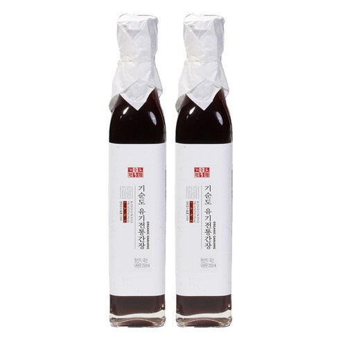 기순도전통장 유기전통간장, 2개, 250ml