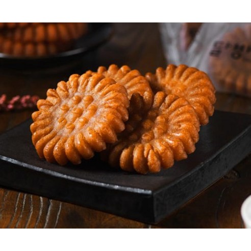 달방아 호박찹쌀약과 20p + 쇼핑백 - 호박과 찹쌀의 조화로운 고급 디저트