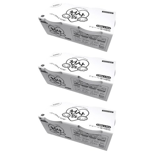 도너랜드 천사점토 지점토 120g, 6개, 흰색