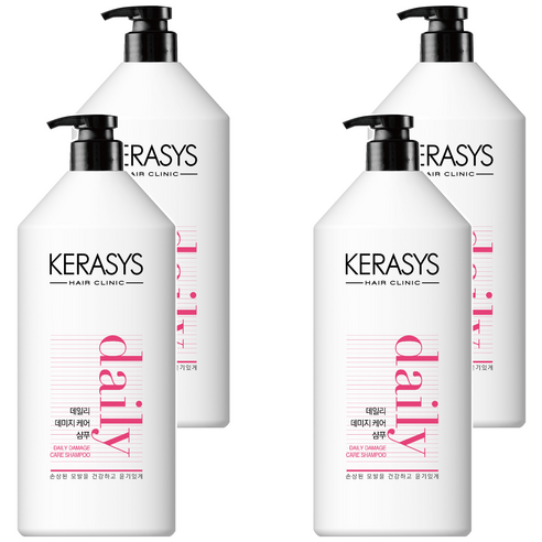 케라시스 데일리 데미지 케어 플러스 샴푸, 1.5L, 4개