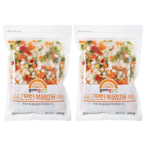 건강하고 맛있는 볶음밥을 편리하게 즐길 수 있는 곰곰 간편한 볶음밥용 채소