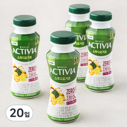 풀무원다논 액티비아 스무디 골드키위사과, 150ml, 4개입, 5개