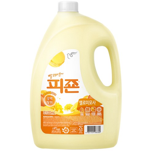 피죤 옐로우미모사 섬유유연제 3.1L, 1개