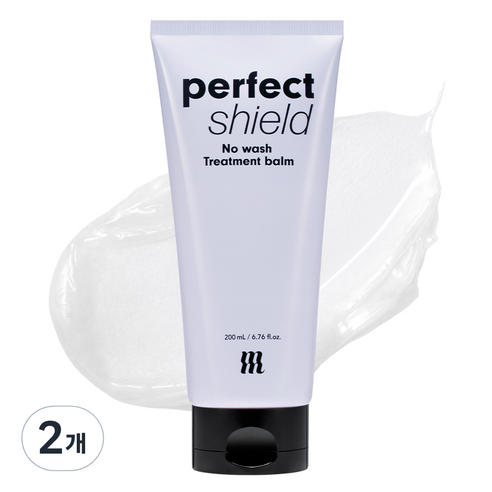 머지 퍼펙트 쉴드 노워시 헤어 트리트먼트 밤, 200ml, 2개