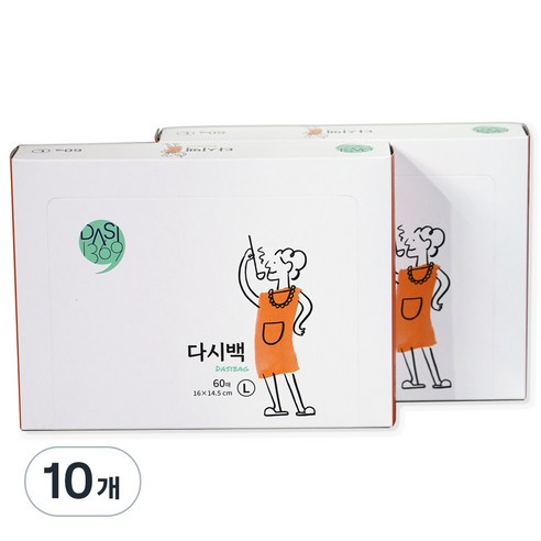 다시1369 다시백, 대(L), 60개입, 10개