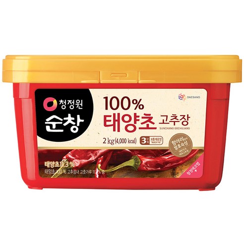 대상 청정원순창 햇살담은 태양초 고추장 사각, 500g, 11개