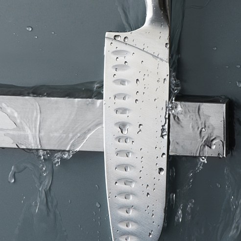 좁은 주방, 깔끔한 칼 보관을 위한 구디푸디 자석 칼걸이