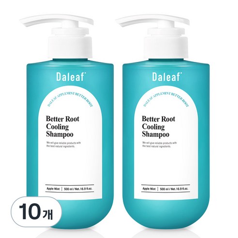 달리프 베러루트 쿨링 두피 샴푸 애플 민트향, 500ml, 10개