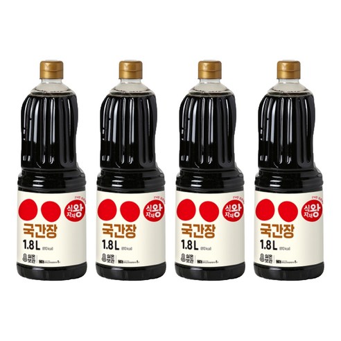 식자재왕 국간장, 1.8L, 4개