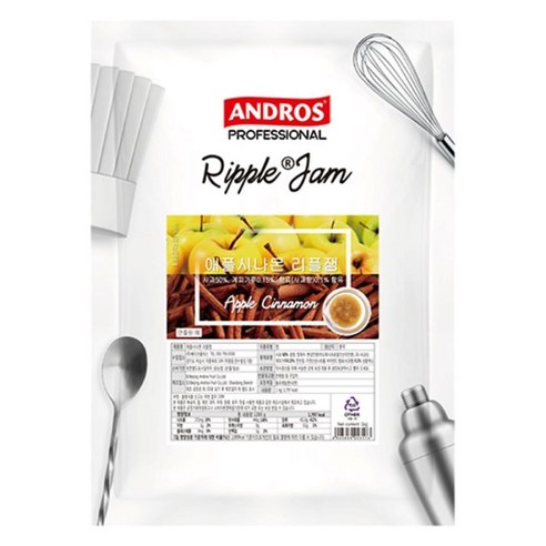 앤드로스 애플시나몬 리플잼, 1kg, 3개