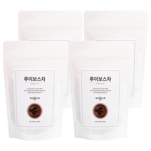 청년농원 저온가공 루이보스차 삼각티백, 1g, 50개입, 4개