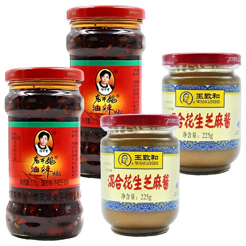 라오깐마 훠궈소스 라조장 + 즈마장, 500g, 2세트