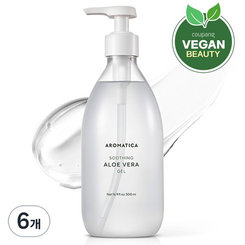 아로마티카 수딩 알로에 베라 젤, 300ml, 6개