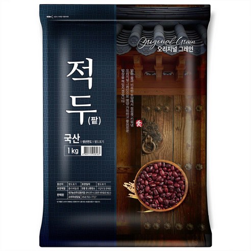 오리지널그레인 적두 팥, 500g, 1개