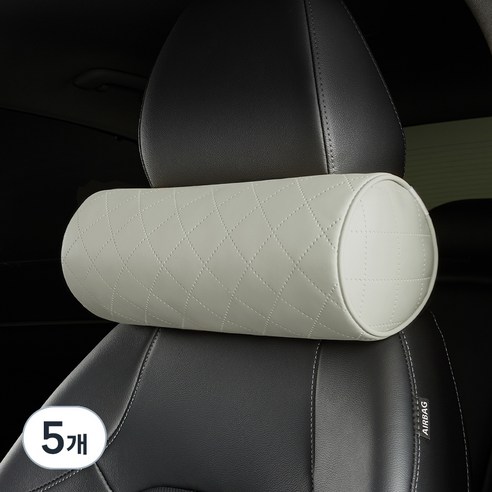 메이튼 차량용 프리미엄 목쿠션, 미스티 그레이, 5개