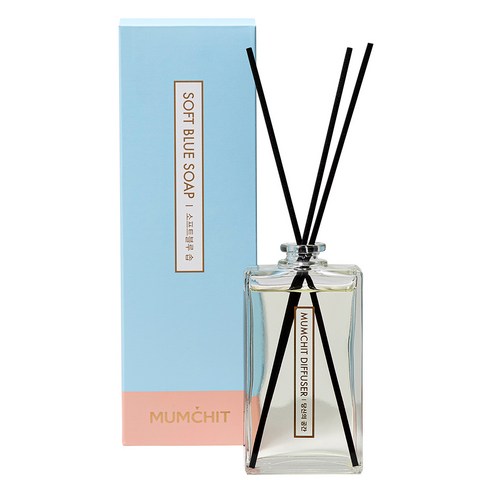 멈칫 디퓨저 130ml, 소프트블루솝