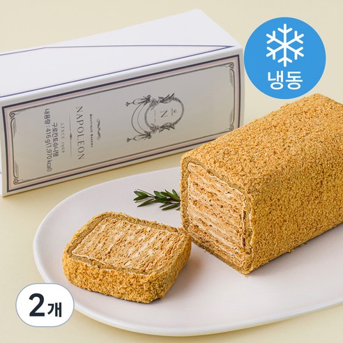 나폴레옹베이커리 구로칸토슈니탱 (냉동), 416g, 1개입, 2개