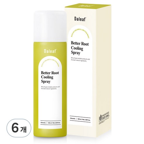 달리프 클로렐라 베러 루트 쿨링 스프레이, 100ml, 6개