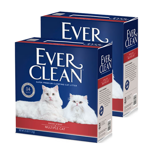 에버크린 멀티플캣 고양이 모래 은은한향, 11.3kg, 2개