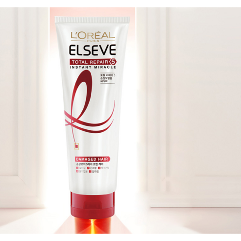 극손상 모발에 되살아나는 기적, 로레알 헤어팩!