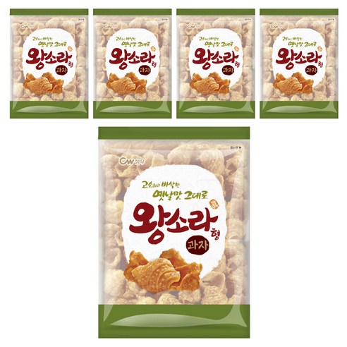 청우식품 왕소라형과자