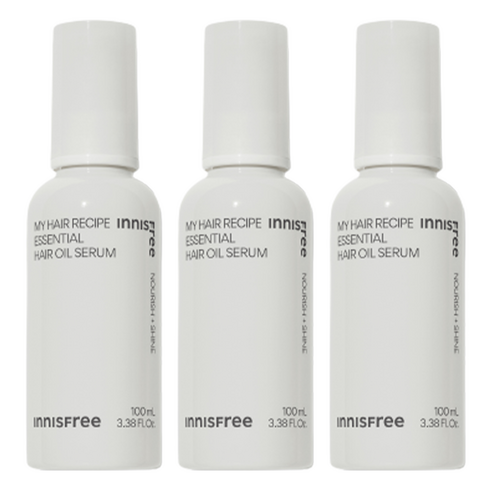 이니스프리 마이 헤어 레시피 에센셜 오일 세럼, 3개, 100ml