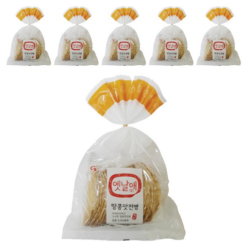 청우 옛날애 땅콩 전병, 250g, 6개
