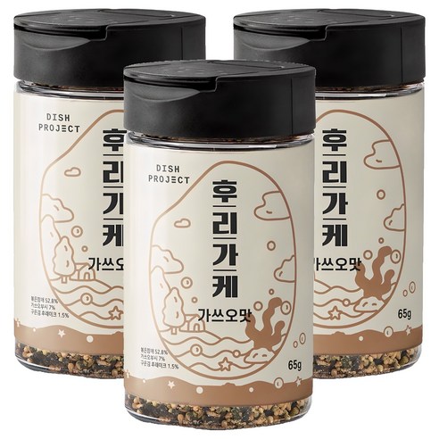 디쉬프로젝트 가쓰오맛 후리가께, 65g, 3개