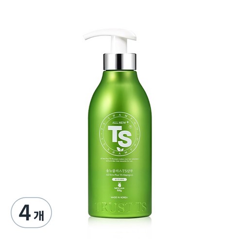 TS 올뉴플러스 기능성샴푸, 500g, 4개