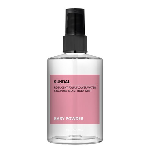 쿤달 퓨어 바디미스트 베이비파우더향, 128ml, 1개