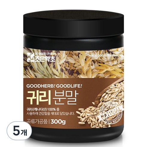 조은약초 귀리분말, 300g, 5개