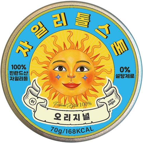 자일리톨스톤 사탕 오리지널, 70g, 1개