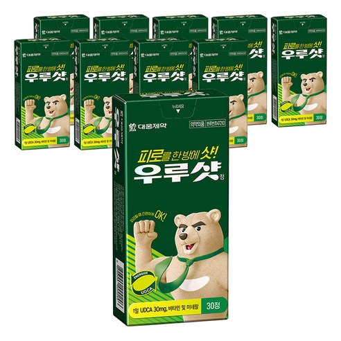 우루샷 정 피로회복제, 30정, 10개