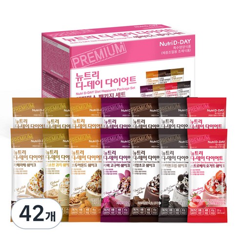 뉴트리디데이 다이어트 쉐이크 해피믹스, 350g, 3개