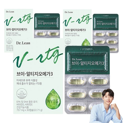 닥터린 브이 알티지 오메가3, 30정, 3개