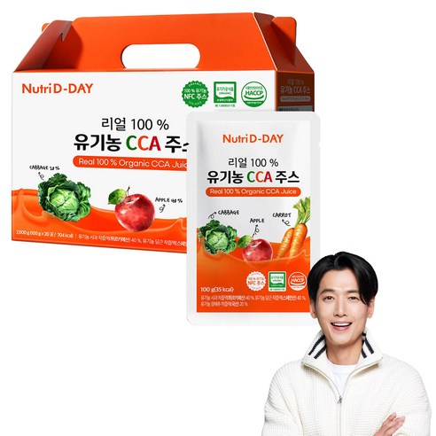뉴트리디데이 리얼 유기농 CCA 주스 20p, 2kg, 1박스, 1개
