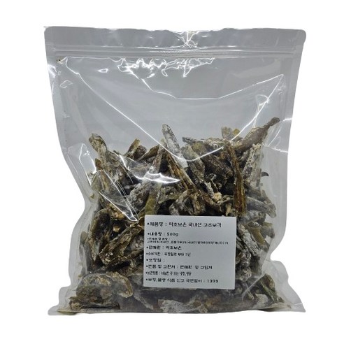 약초보은 건고추부각, 500g, 1개