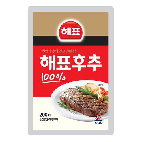 [해표] 순후추, 200g, 1개