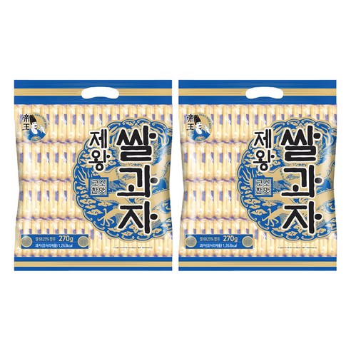 제왕 쌀과자 고소한맛, 270g, 2개