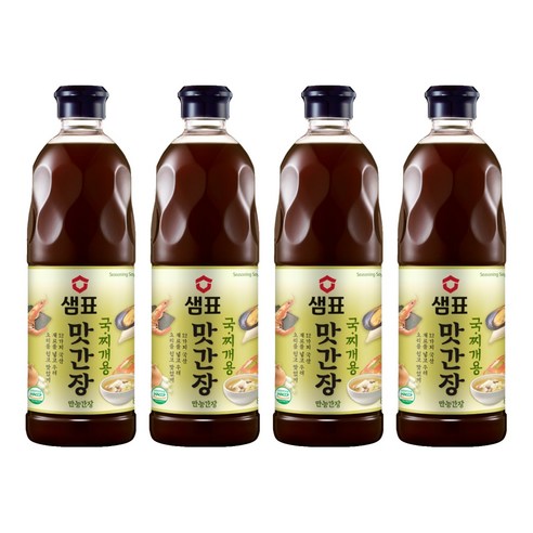 샘표 맛간장 국찌개용, 860ml, 4개