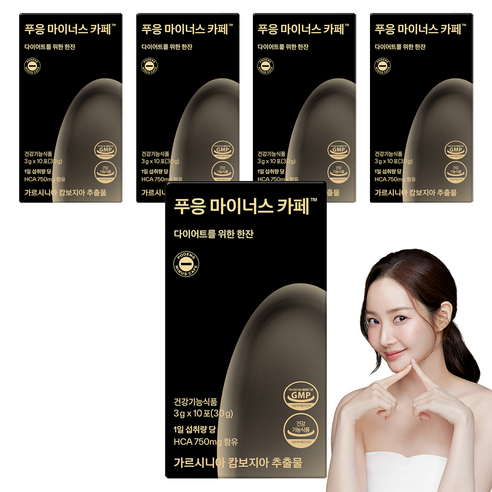 닥터블릿 푸응 마이너스 카페, 30g, 5박스