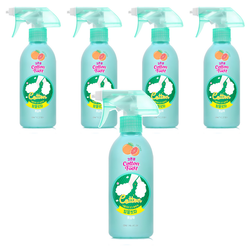 온더바디 코튼풋 발을 씻자 풋샴푸 자몽 민트향, 1개입, 5개, 385ml