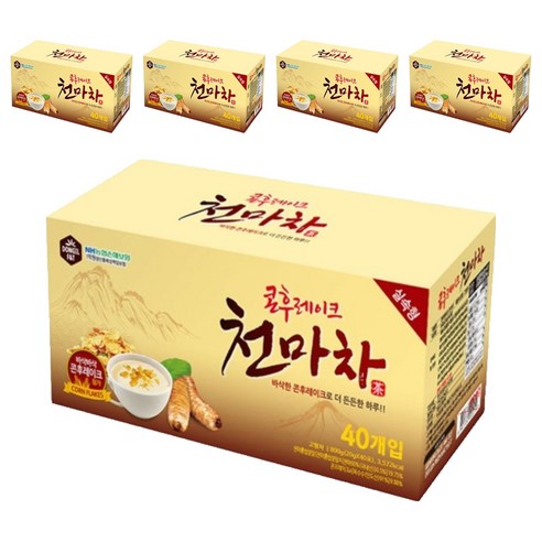 콘후레이크 천마차, 20g, 40개입, 5개