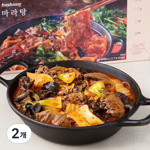 프레시지 마라탕 2인분, 512g, 2개