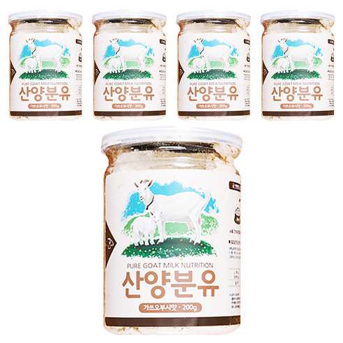 궁 고양이 산양 분유, 가쓰오부시맛, 200g, 5개