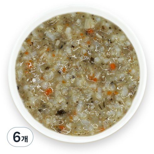 짱죽 실온 이유식 중기, 160g, 6개, 한우소고기버섯죽