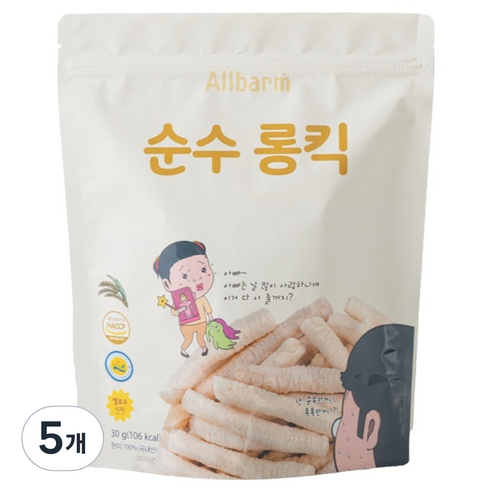 올바름 순수롱킥, 30g, 5개, 고소한맛